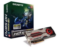 VGA GIGABYTE HD5870 1GB (256) aktiv 2xDVI HDMI DDR5
