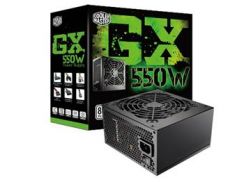 Zdroj CoolerMaster GX 550W PFC v2.3, 12cm fan, 80 Plus