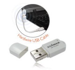 Adaptér Edimax nLite Mini bezdrátový USB 2.0 adapter 802.11n 150Mbps WPS tlačítko