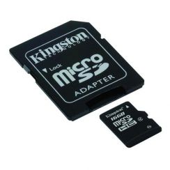 Paměťová karta micro SD Kingston16GB HC Class 4 Flash Card