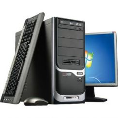 PC HAL3000 Silver 8313 X3-435/3G/1TB/5450/DVDRW/W7H