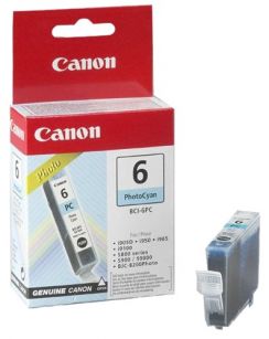 Cartridge Canon BCI-6PC do tiskáren azurová foto