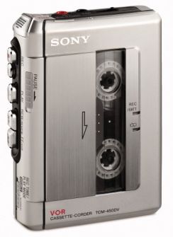 Diktafon Sony TCM-450DV, kazetový