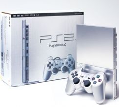Konzole Sony PS 2, stříbrná (PS719902027)