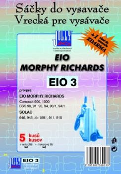 Filtr Jolly EIO 3 (5+1+1ks) do vysav. EIO, MORPHY RICHARDS
