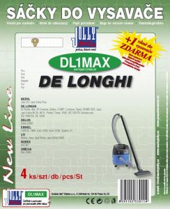 Filtr Jolly DL 1 MAX (4ks) do vysav. DE LONGHI