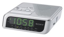 Radiobudík Sony ICF-C205, stříbrná