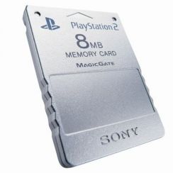Paměťová karta Sony Playstation2 8MB, stříbrná (PS719691617)
