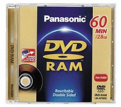 Disk DVD-RAM Panasonic LM-AF60E, 60min, 2.84GB