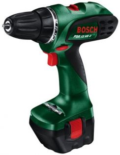 Vrtačka Aku Bosch PSR 12-2, 1 aku, dvourychlostní