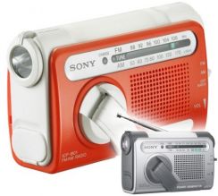 Radiopřijímač Sony ICF-B01, stříbrná