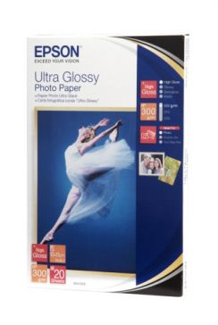 Papír EPSON Ultra Paper Glossy Photo 10x15, fotopapír, 20ks (C13S041926)