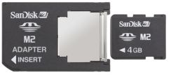 Paměťová karta MS Micro Sandisk M2 4GB