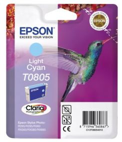 Cartridge EPSON (C13T08054010), světle modrá, pro Stylus Photo R265/285/360,RX560/585/685