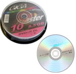Disk DVD+R DL Gigamaster 8x, 8,5GB/240min. cake 10pack