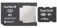 Paměťová karta MS Micro Sandisk M2 8GB