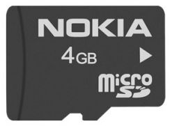 Paměťová karta Micro SDHC Nokia, MU-41 4GB