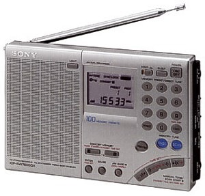 Radiopřijímač Sony ICF-SW7600GR světový přijímač