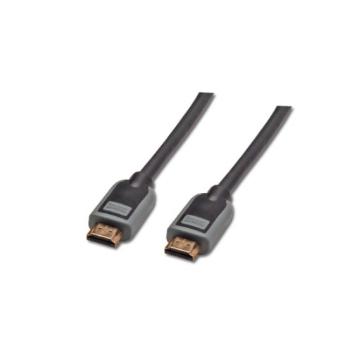 Kabel Digitus HDMI/A prop.2m, AWG30, černý/šedý, pozlacené kontakty