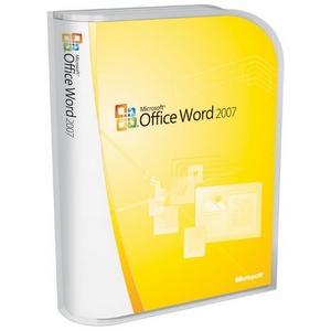 Software MS Word 2007 Win32 Czech VUP CD