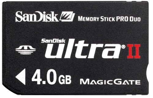 Paměťová karta MS PRO-HG DUO Sandisk Ultra 4GB
