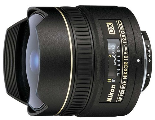 Objektiv Nikon 10.5MM F2.8G AF DX Rybí oko IF-ED