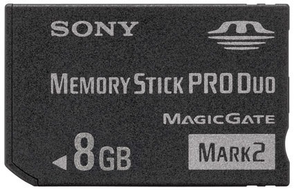 Paměťová karta MS PRO Duo Sony MSMT8G-PSP, 8GB